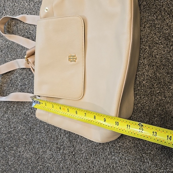 NEW Tommy Hilfiger Beige Designer Tote Bag Backpack - Picture 2 of 11